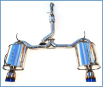 Honda S2000 00-09 Q300 Catback Sportavgassystem (Tunna Kanter) Titanium Utblås Invidia